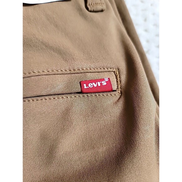 NWT Levis XX Chino Standard Tech High Stretch Men’s UPF Pants-Brown Walnut 38x32 - Picture 7 of 11